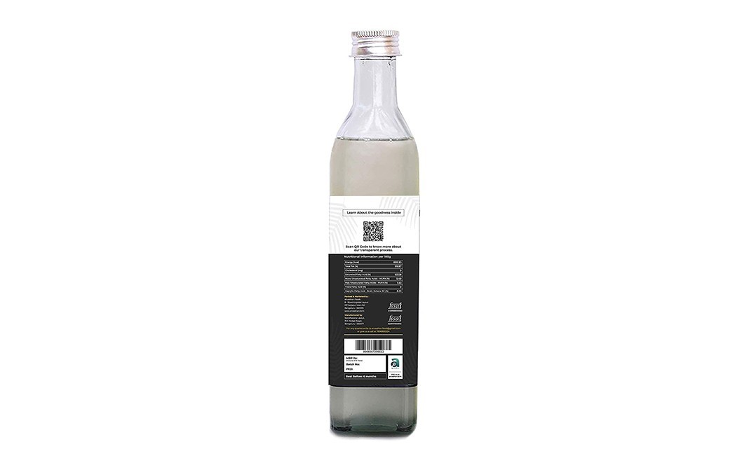 Anveshan Wood Pressed Coconut Oil    Plastic Bottle  1000 millilitre